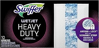 Swiffer WetJet Hardwood Floor Spray Mop Pad Refill Extra Power 10 Count
