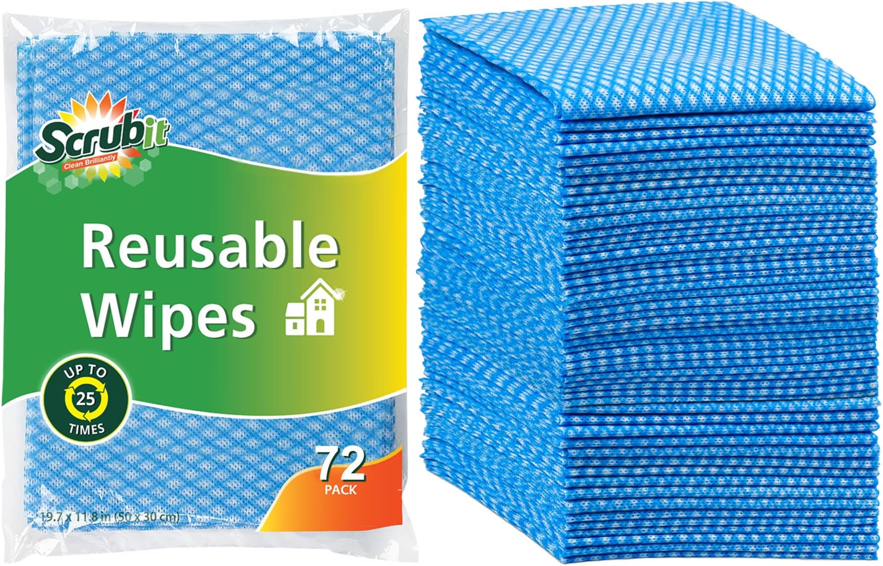 Clorox Handi Wipes Heavy Duty Reusable Cloths, 3 Count