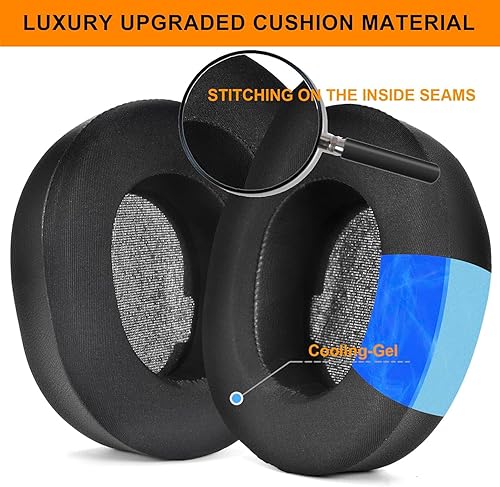 Miniatura 5 de Nova Pro - Almohadillas inalámbricas de repuesto defean compatibles con auriculares inalámbricos Steelseries Arctis Nova Pro (gel de enfriamiento