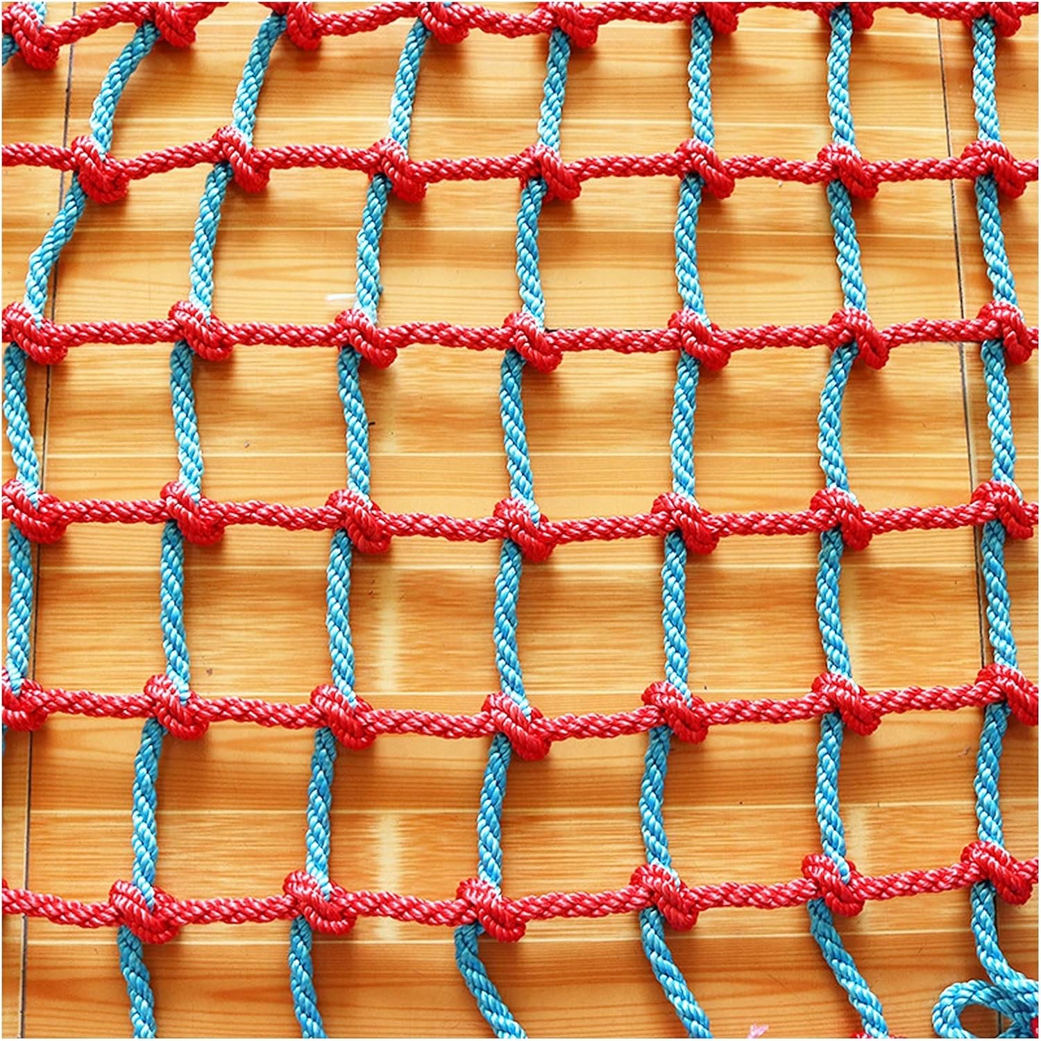 Colored Nylon Rope Fence Protective Partition Railing Safety Net, Automotive Spider Cargo net, Plant Covers Garden Netting for Protect Plants Rope Netting (Size : 1 * 1m)