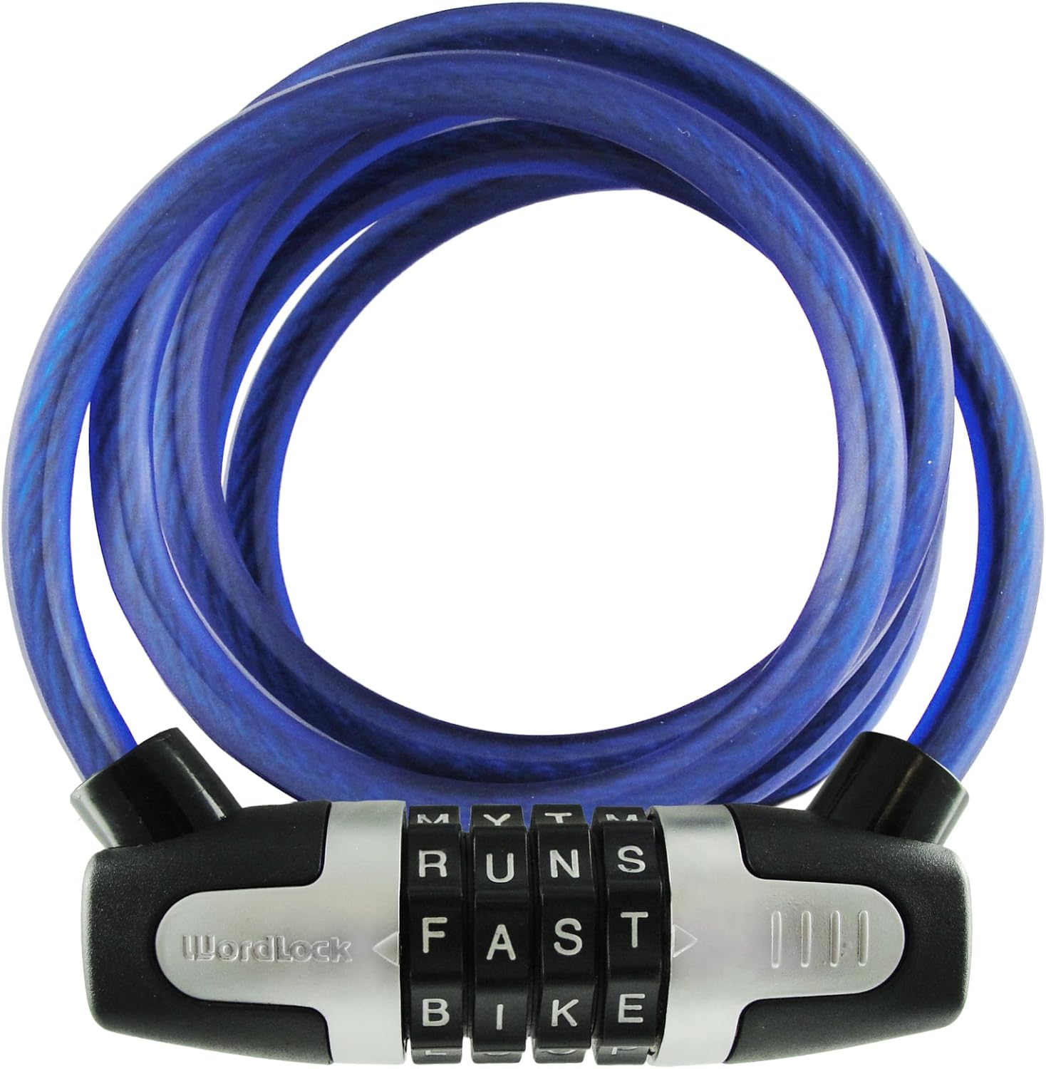 Wordlock CL434BL 5Feet 4Dial 8mm WLX Combination Bike