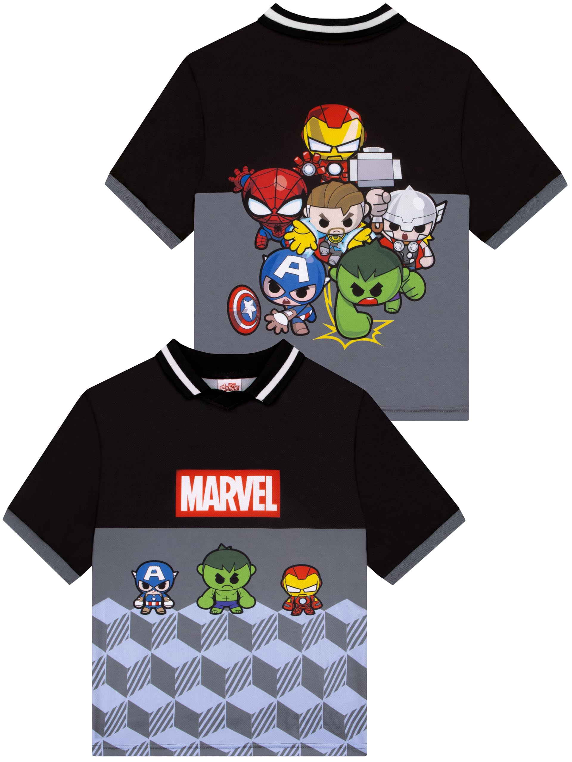 Marvel - Men's T-Shirt - Avengers Football - 6-7 Years