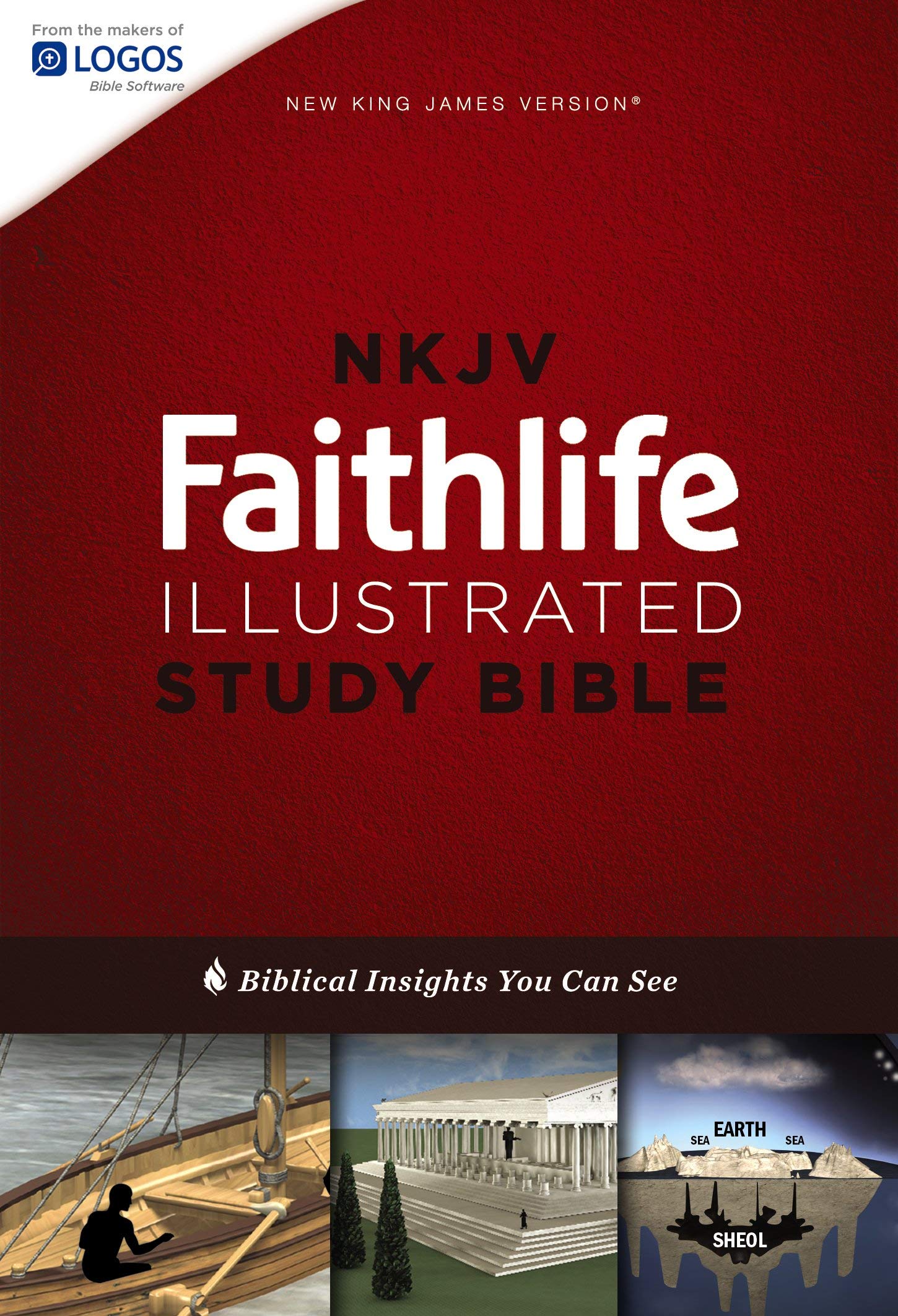 NIV Faithlife Illustrated Study Bible: New King James Version, Biblical Insights You Can See: Red Letter Edition