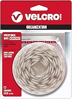 Vista 1 de VELCRO Brand - Sujetadores adhesivos en la parte trasera, solo lado de gancho Perfecto para el hogar u oficina Monedas de 5/8 pulgadas Paquete