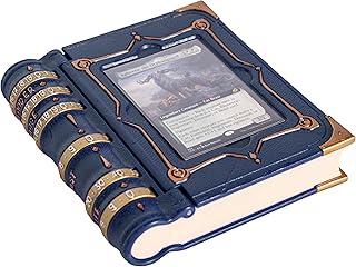 MTG Commander EDH Command Zone/Tray for Magic The Gathering -with Damage, Cast & Life Counters. Storage for Dice & Card Tokens Inside (This is Not A Commander Deck Box!) - MTG Accessories Gift (Blue)