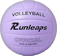 Vista 9 de Voleibol, voleibol impermeable para interiores y exteriores, para juegos de playa, entrenamiento de gimnasio (tamaño oficial 5)