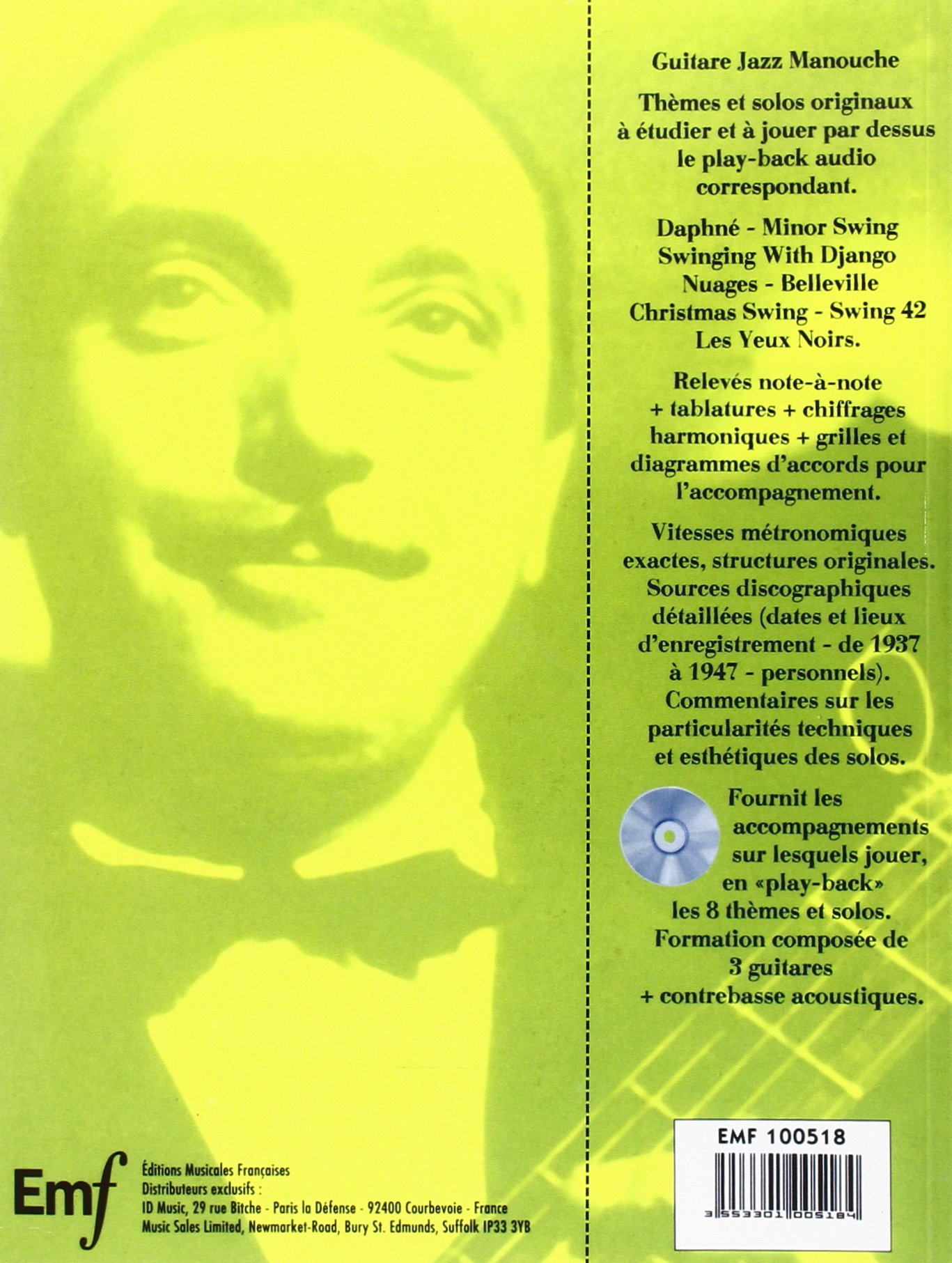 Django Reinhardt. Gitarre, Tabulatur