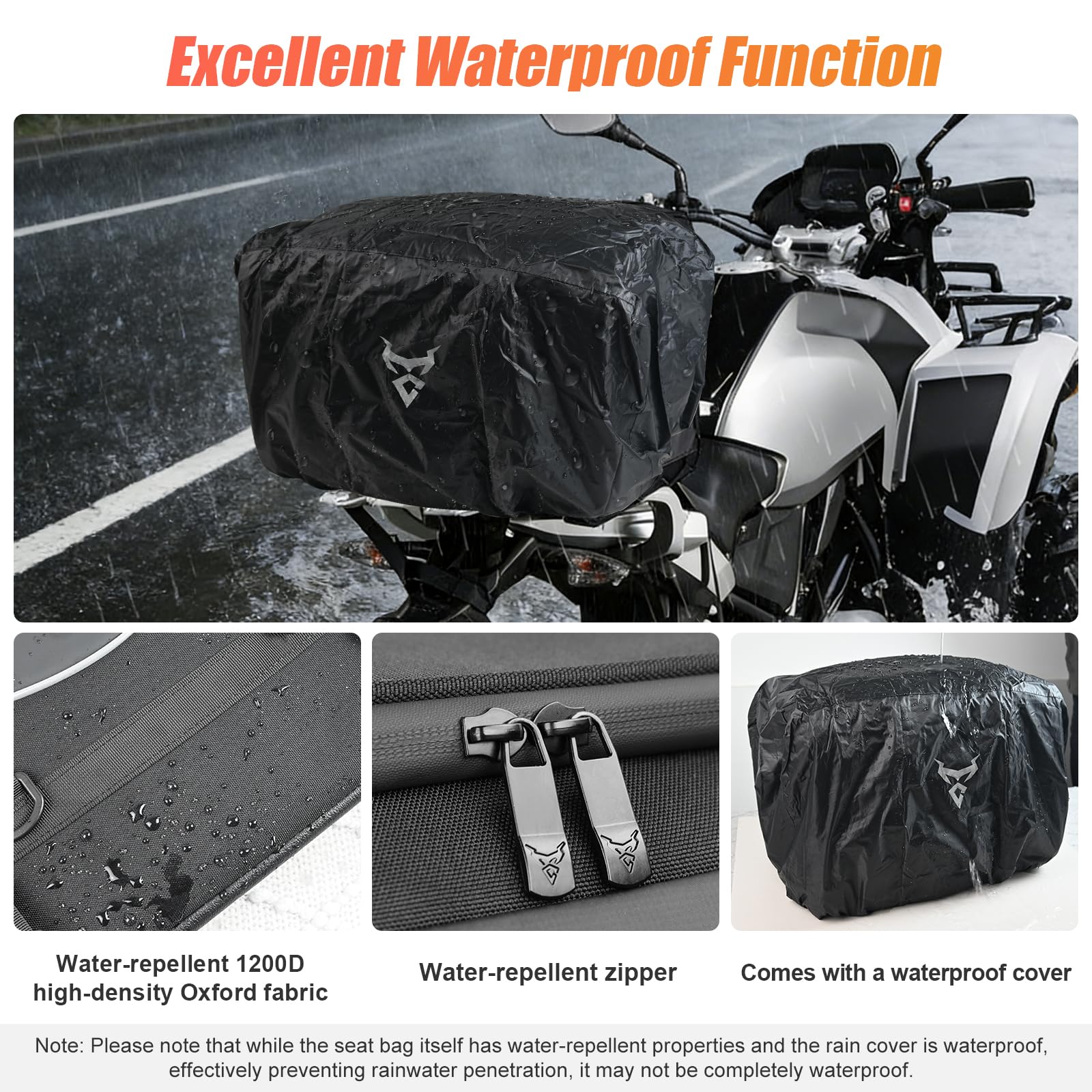 Motorrad Hecktasche Expandable 55-70L wasserdichte Faltbare Durable Multifunktionale Portable Motorrad Tasche Hard Große Kapazität Aufbewahrungstasche Grau L