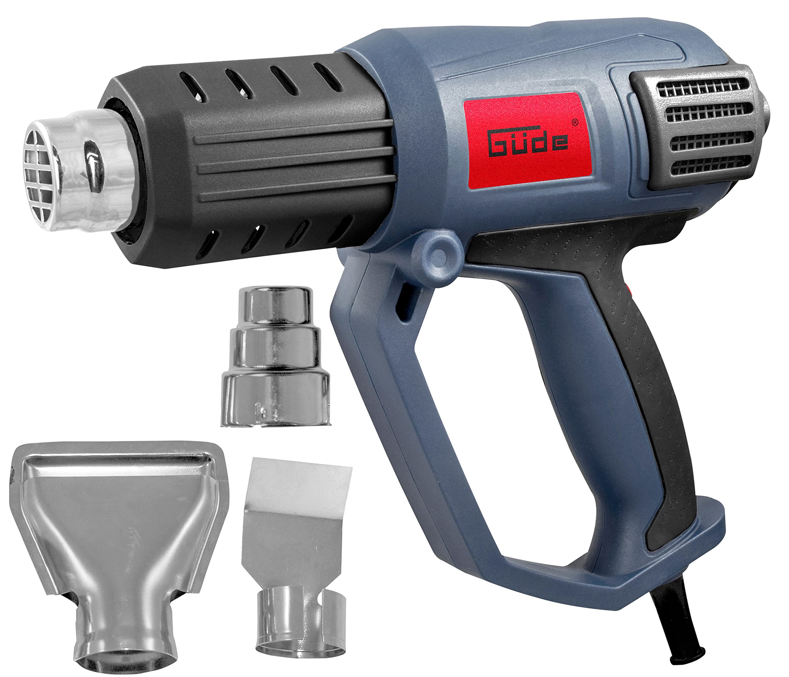 Güde 58190 Heissluftgebläse HLG 600-2000, 2000 W, 230 V, Blau, 8 Stück
