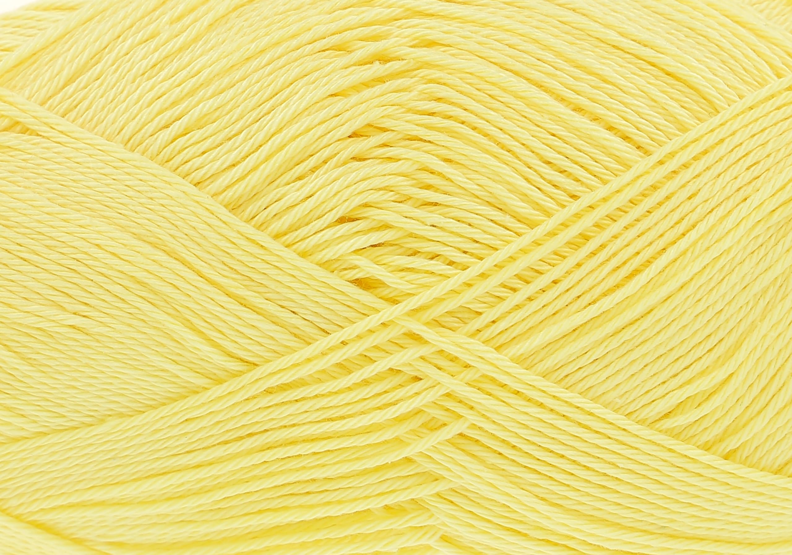 King Cole 1264781 Giza Cotton 4Ply Cowslip Yarn - 158M, 50g