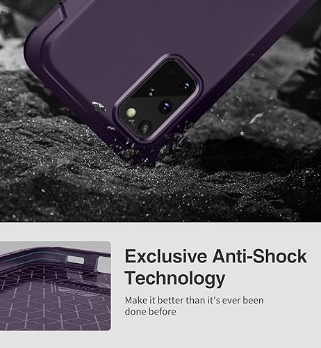 Miniatura 4 de SURITCH Funda para Samsung Galaxy S20 Plus, marco frontal extra, resistente y a prueba de golpes, con protector de pantalla integrado para Samsung