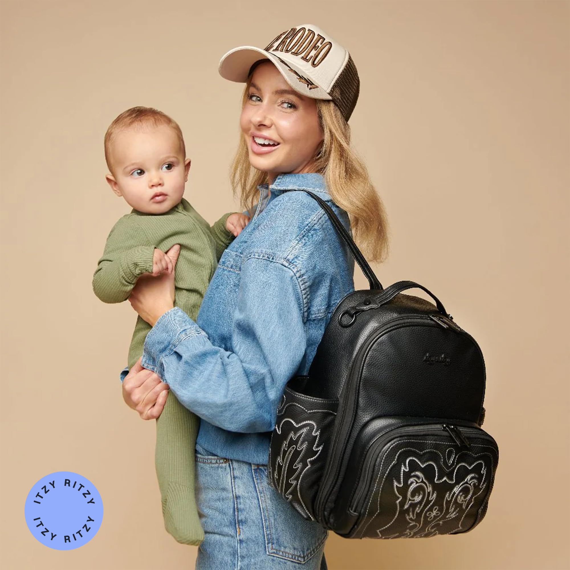 Itzy Ritzy Torba na pieluchy Mini Plus, czarna, Czarny
