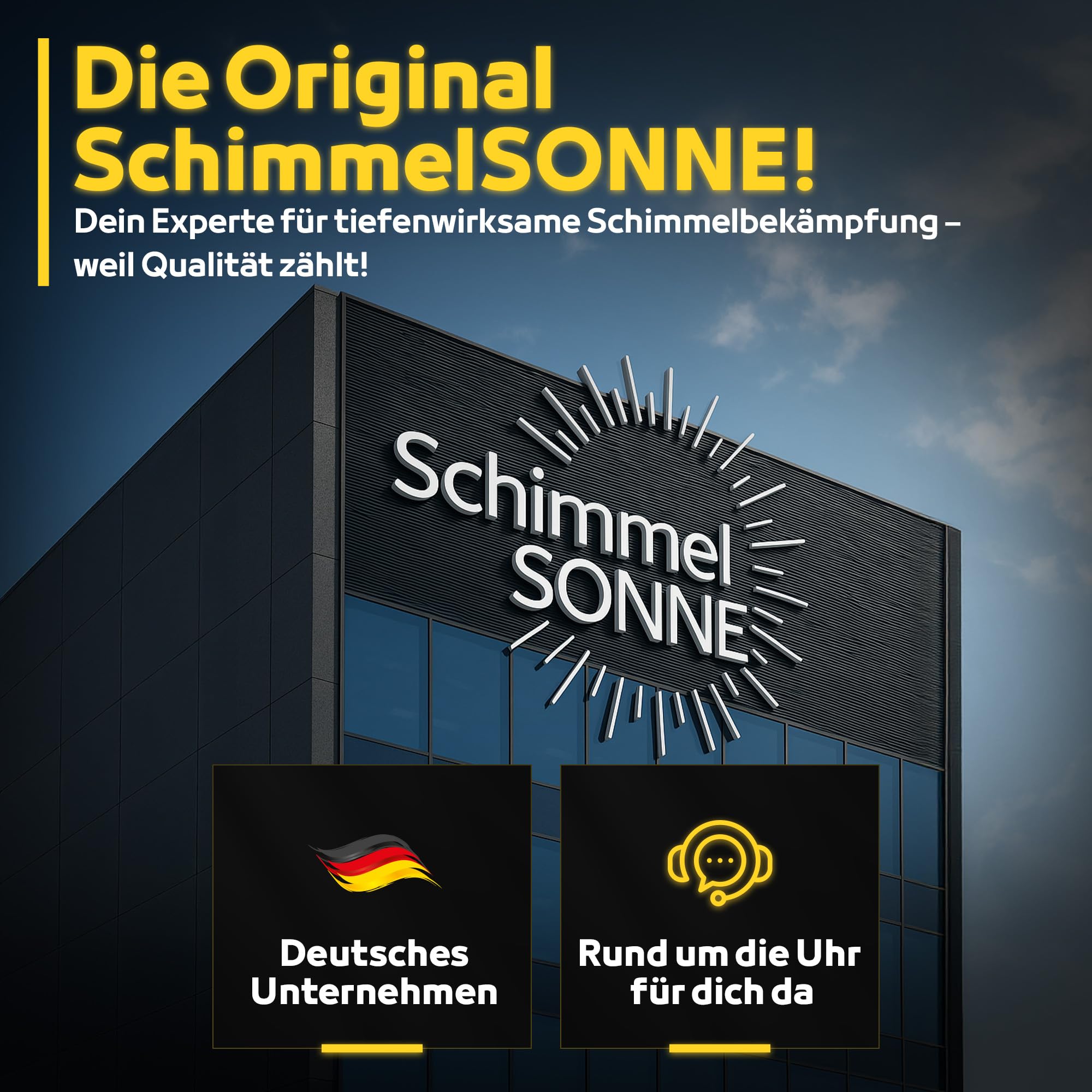 Schimmelentferner Wand innen & Bad - Infrarot Anti Schimmel Heizung Set - Schimmelfrei ohne Chemie Chlorfrei - Alternative zu Schimmelspray - Antischimmel Wandtrockner wirkt dauerhaft