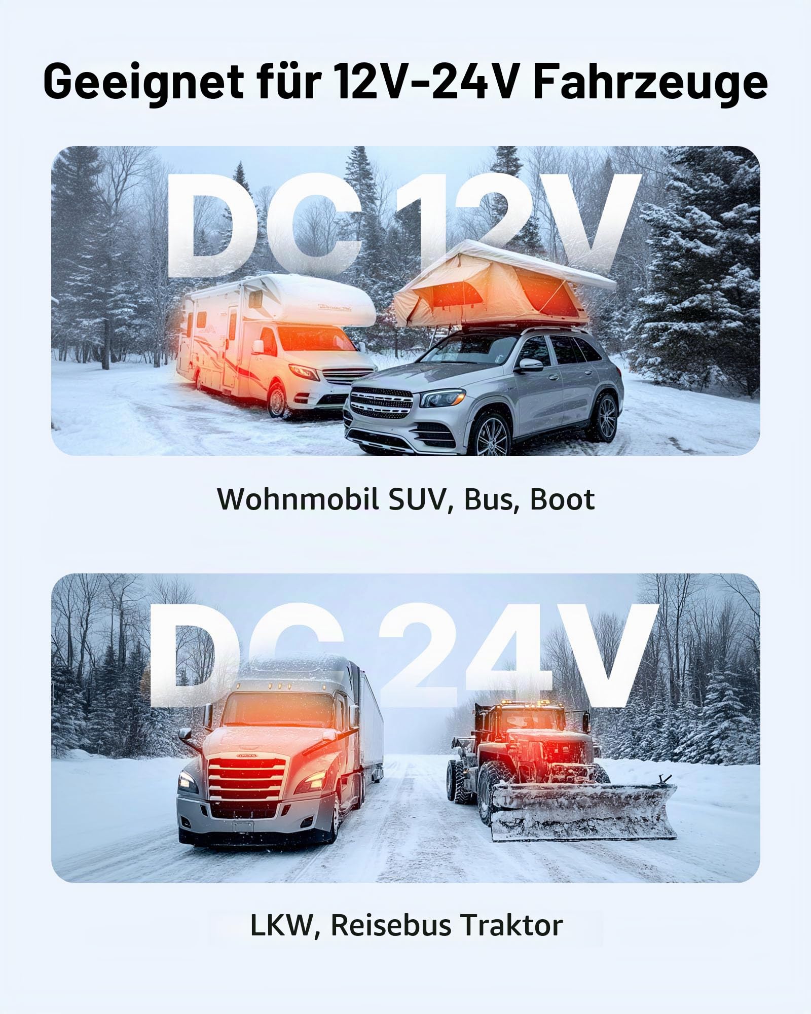 VEVOR Diesel-Luftheizung Standheizung 8 kW DC 12-24 V, schnell aufheizende Lufterhitzer mit Fernbedienung & blauem LCD-Schalter & Vorheizfunktion, geräuscharm, für Wohnmobil Lkw Boot Anhänger | Fernbedienung und blauer LCD-Schalter, geräuscharm, Vorheizfu