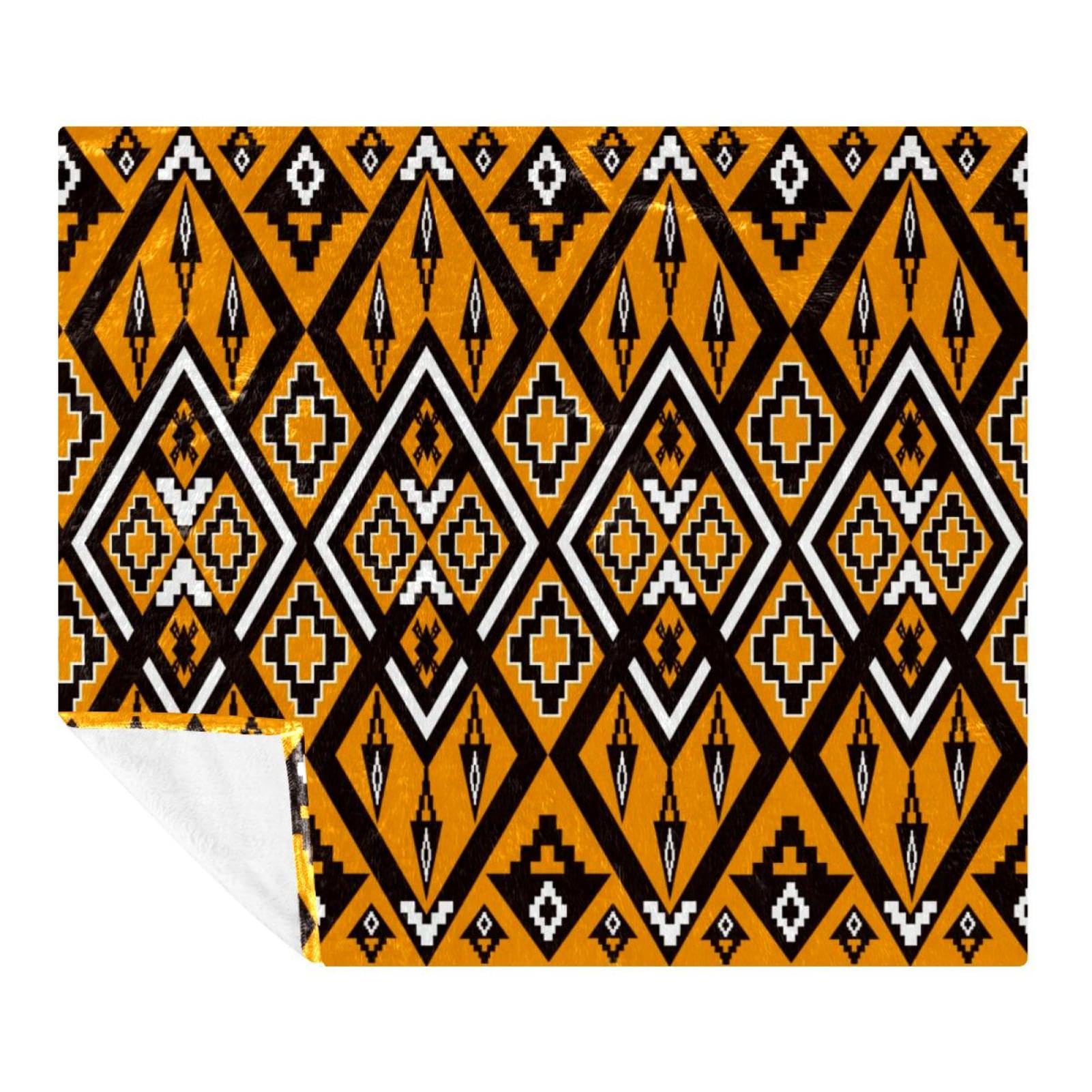 Couverture polaire microfibre lit adulte enfant plaid imprimé ethnique