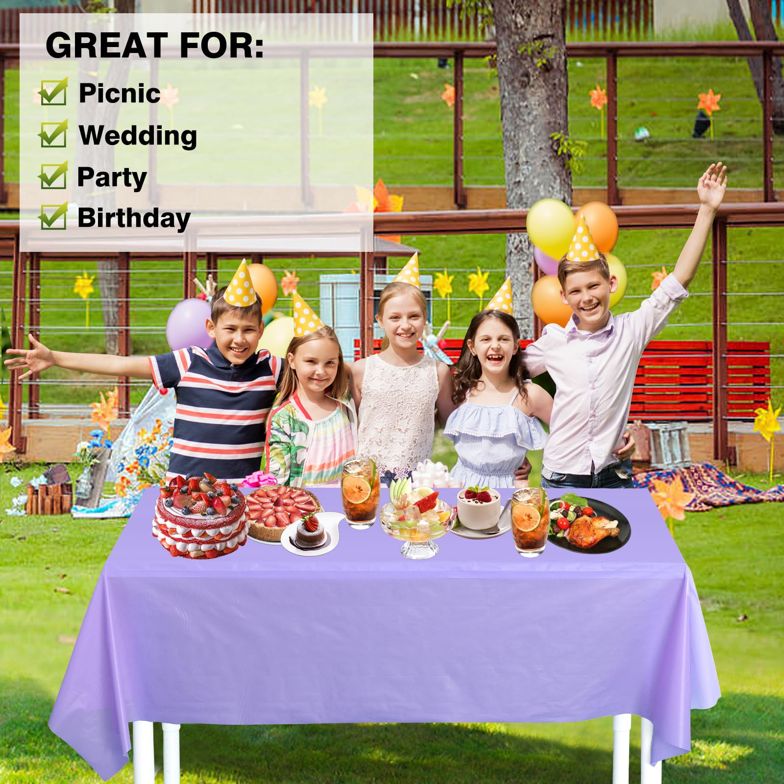 Craft And Party Rotolo Tovaglia In Plastica 137x91 Cm – Rosso – Per Feste, Picnic E Attività Creative - 4