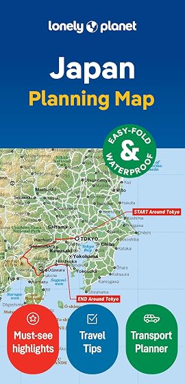 Lonely Planet Japan Planning Map