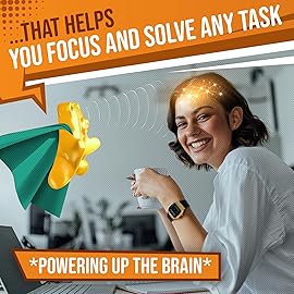 2 Pack - JOYLI L-Tyrosine Gummies 1000MG - Sugar-Free Vegan Focus Supplement & Mood Support for Kids & Adults - 500mg Per Gummy - Sleep Gummies for Memory, Energy & Wellness - 60 Pcs per Pack