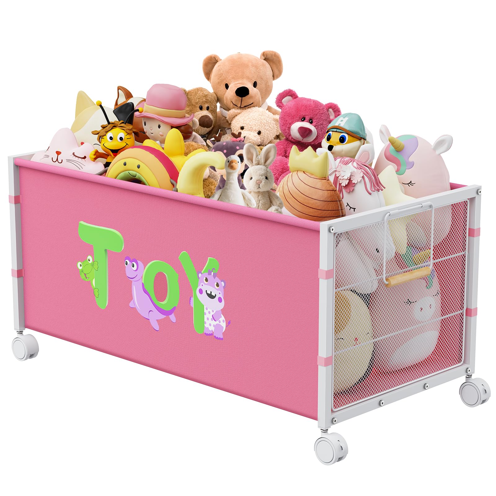 Amazon.com: AIJIAMEIER 120L Kids Extra Large Toy Box with Wheels