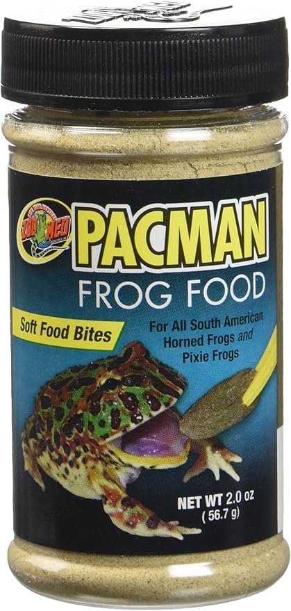 pacman frog feeding