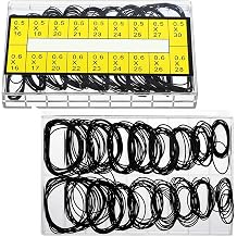 180 Pcs O Ring Watch Gasket Rubber Seal 18 Sizes Watch Back Replacement O Ring Gasket Rubber Watches Sealing Rings for Watches Repair