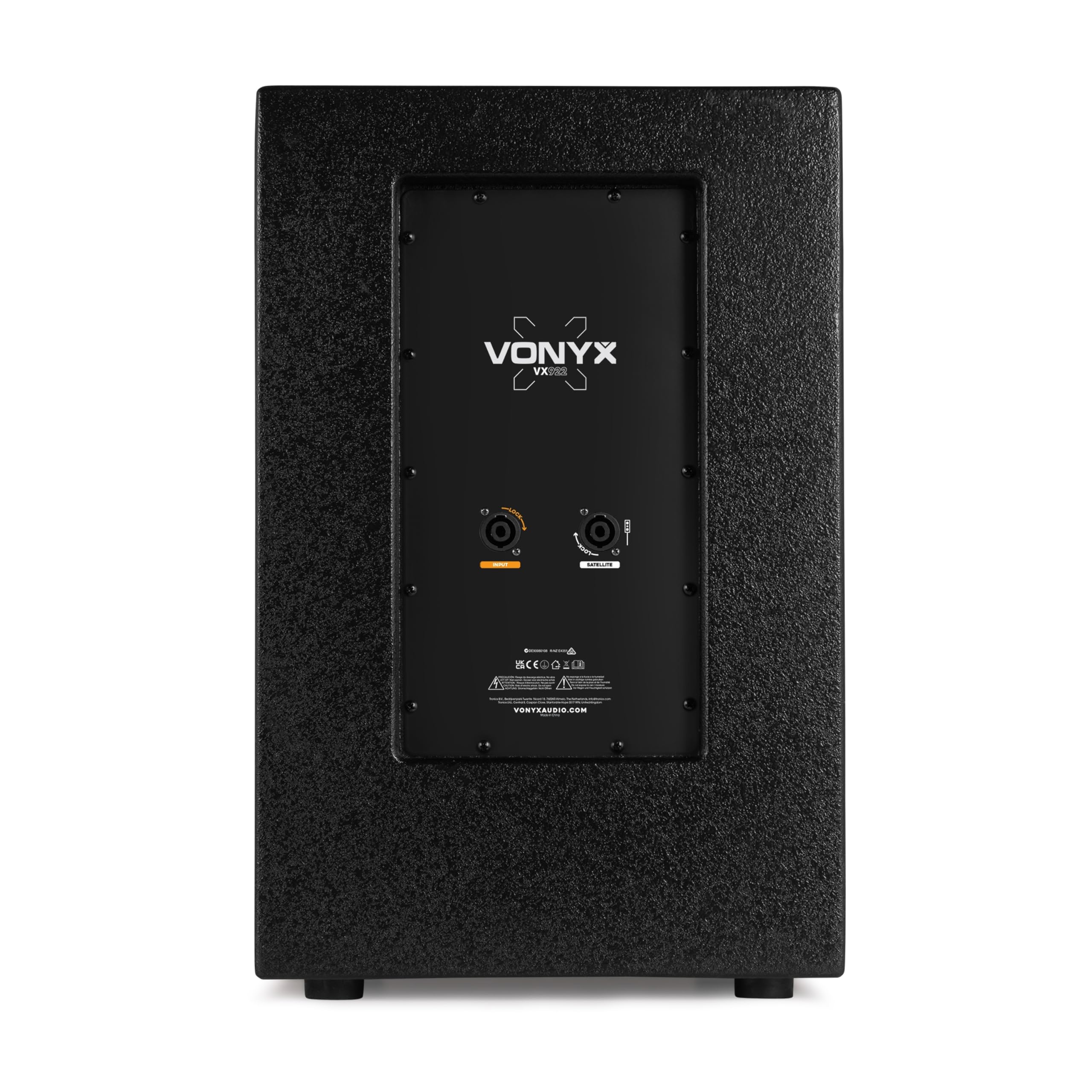 Vonyx VX922 – Pack Sistema PA 2.2 Line Array 1600W con 2 subwoofers 12", Bluetooth 5.0, DSP, Incluye microfono inalambrico UHF PD210 y Cable XLR 0.5m, Equipo Sonido Profesional para DJ y Eventos
