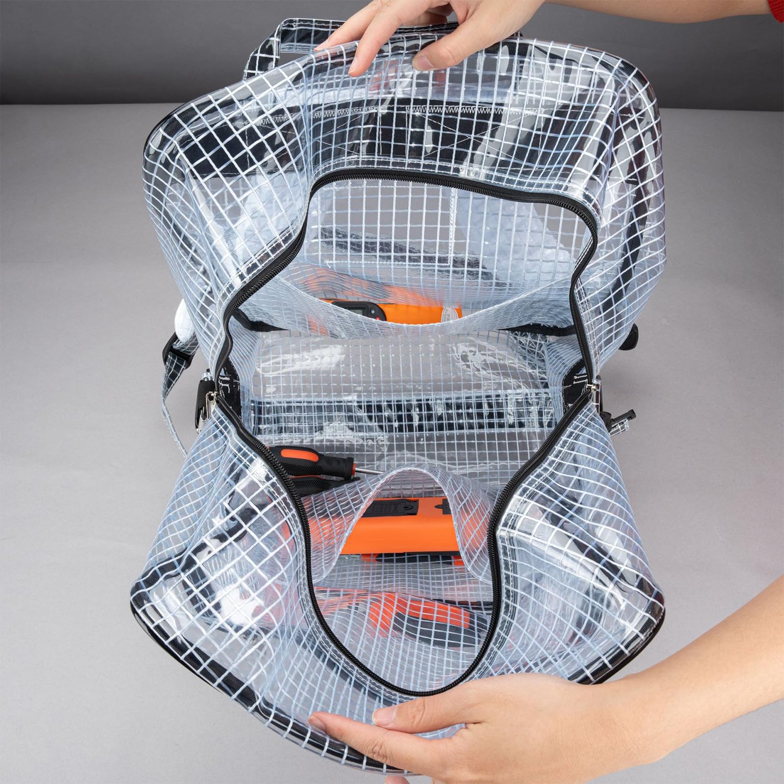 Spaziosa borsa a tracolla antistatica da 45,7 cm, in PVC, alla moda, perfetta per professionisti e viaggiatori uffici