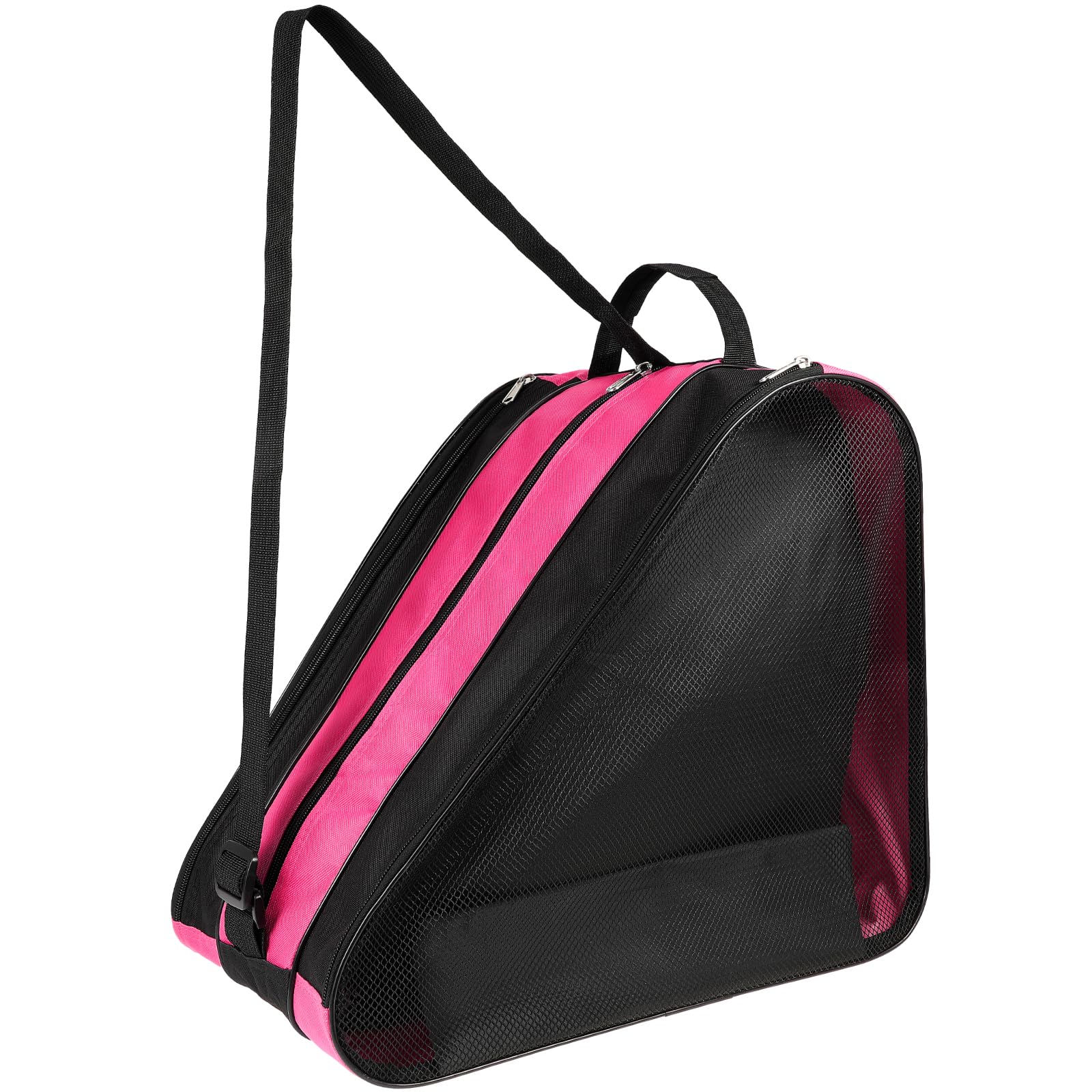 QKURT Roller Skate Bag for Kids, Unisex Ice Skate Bag with Adjustable Shoulder Strap, Skate Shoe Bag &Roller Storage Bag, Oxford Cloth Skating Bag - Roller Skate Accessories for Boys and Girls