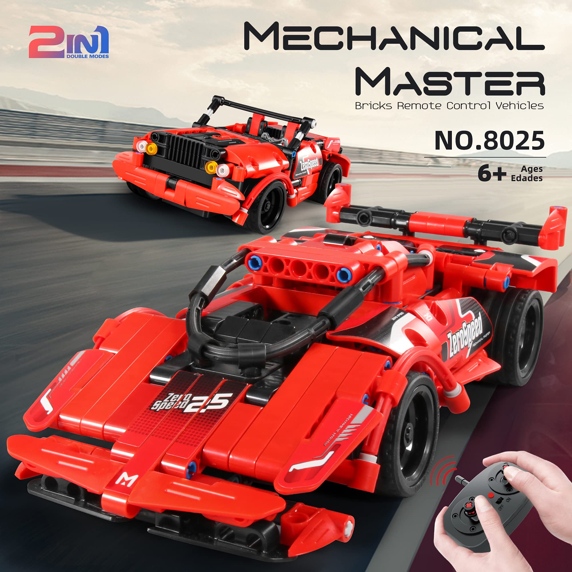 Amazon.com: Dakott STEM Remote Control 2in1 Sports Car Building