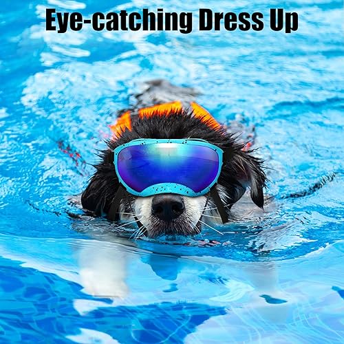 Miniatura 9 de Gafas para perros grandes, protección de ojos de perro, gafas para perros, gafas de sol para perros, gafas de sol para perros para razas medianas,