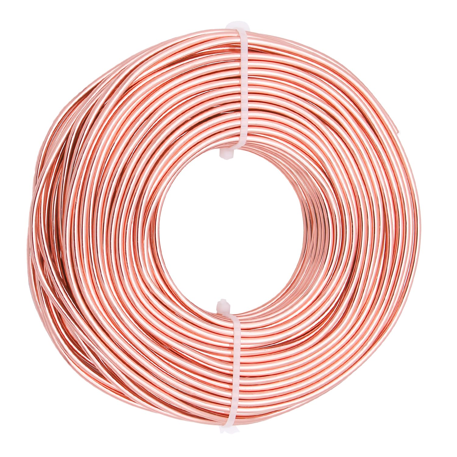 3mm (9 Gauge) Aluminium Craft Wire, 30M Bendable Metal Wire for Jewellery Making, Sculpting, Armature, Floral Design, and DIY Crafts (Champagne)
