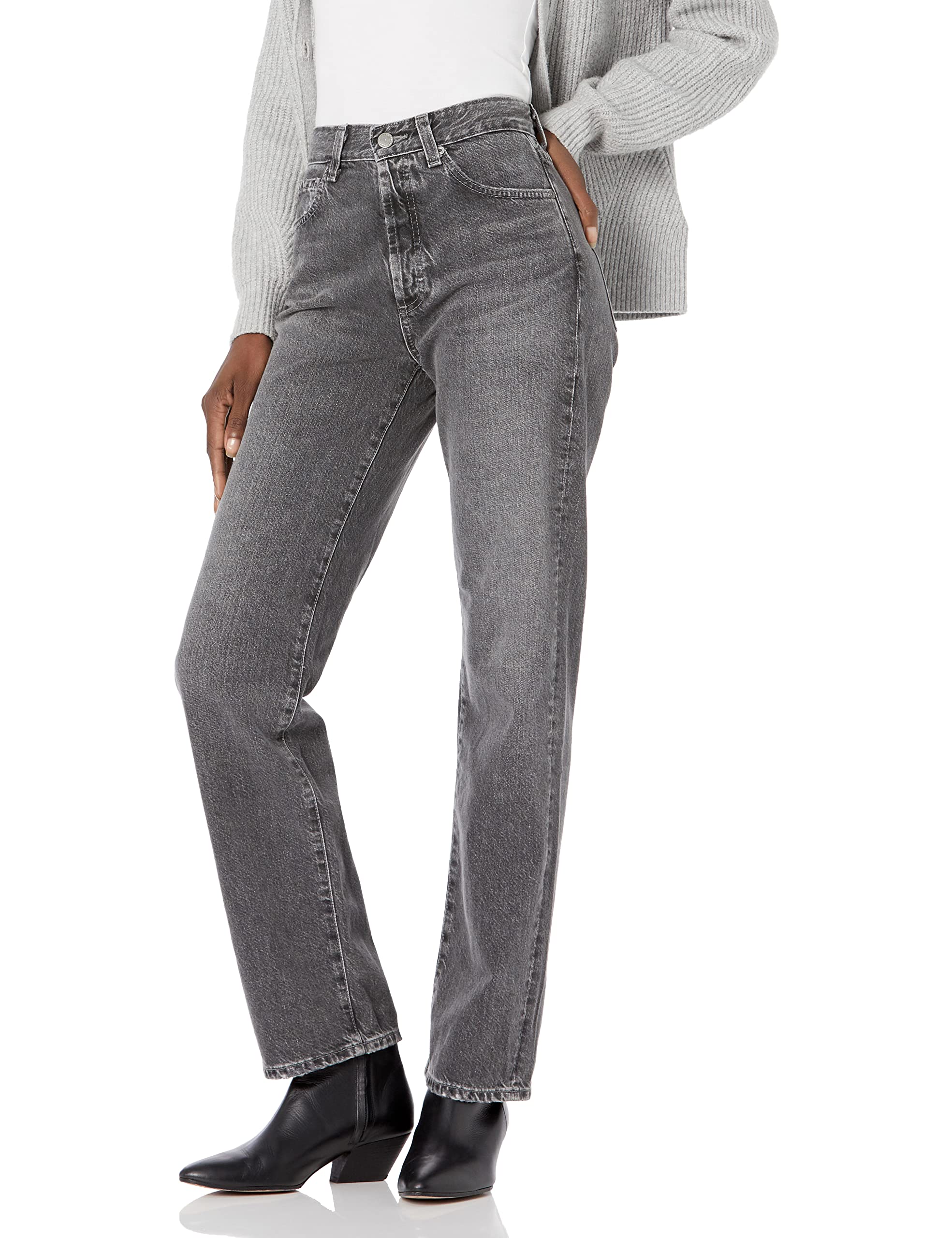 AG Adriano Goldschmied Women's Alexxis Vintage High Rise Straight Jean - Bootcut Fit, 33" Inseam - View #8