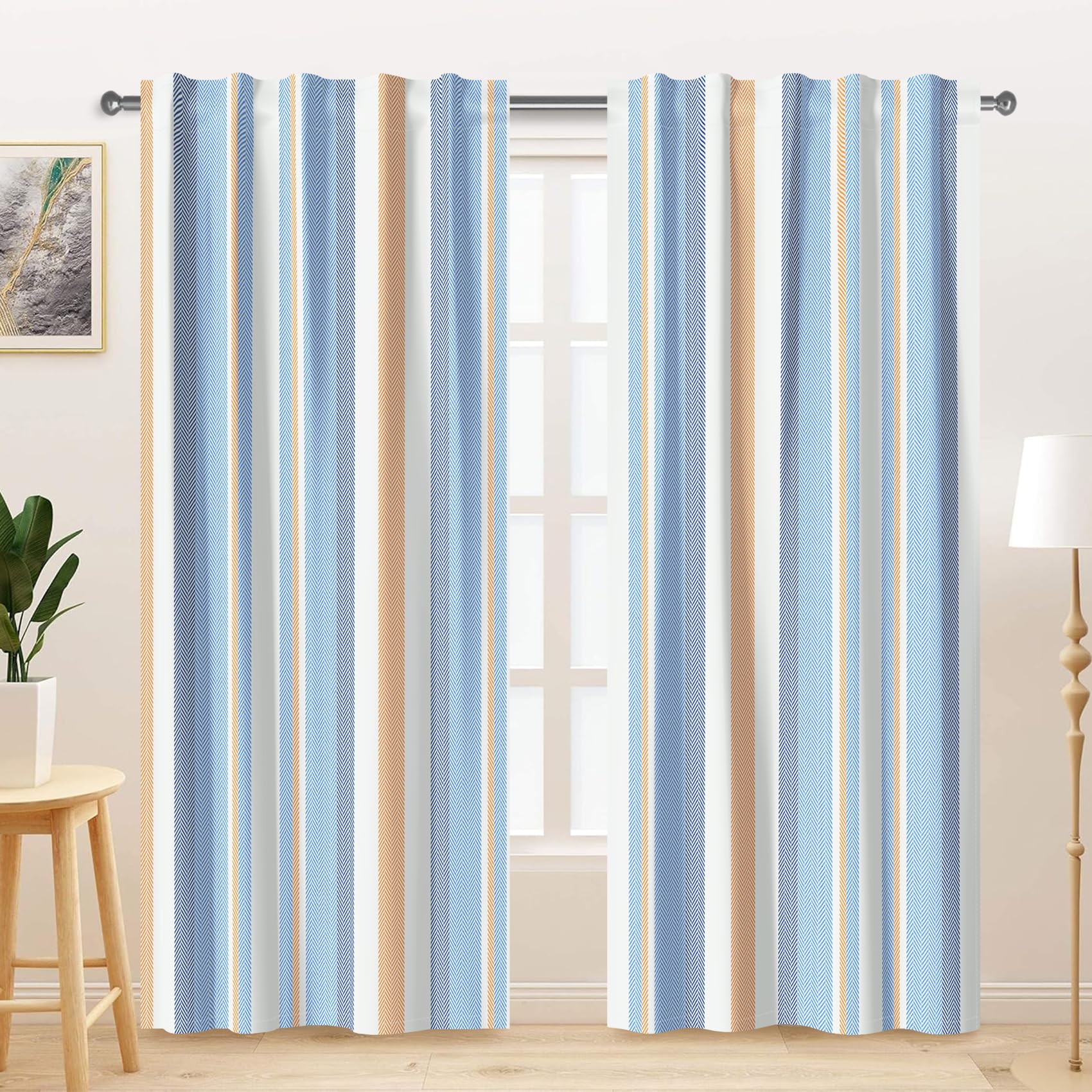 Rideaux Modernes 117x138cm pour Habiller Vos Fenêtres avec Style
