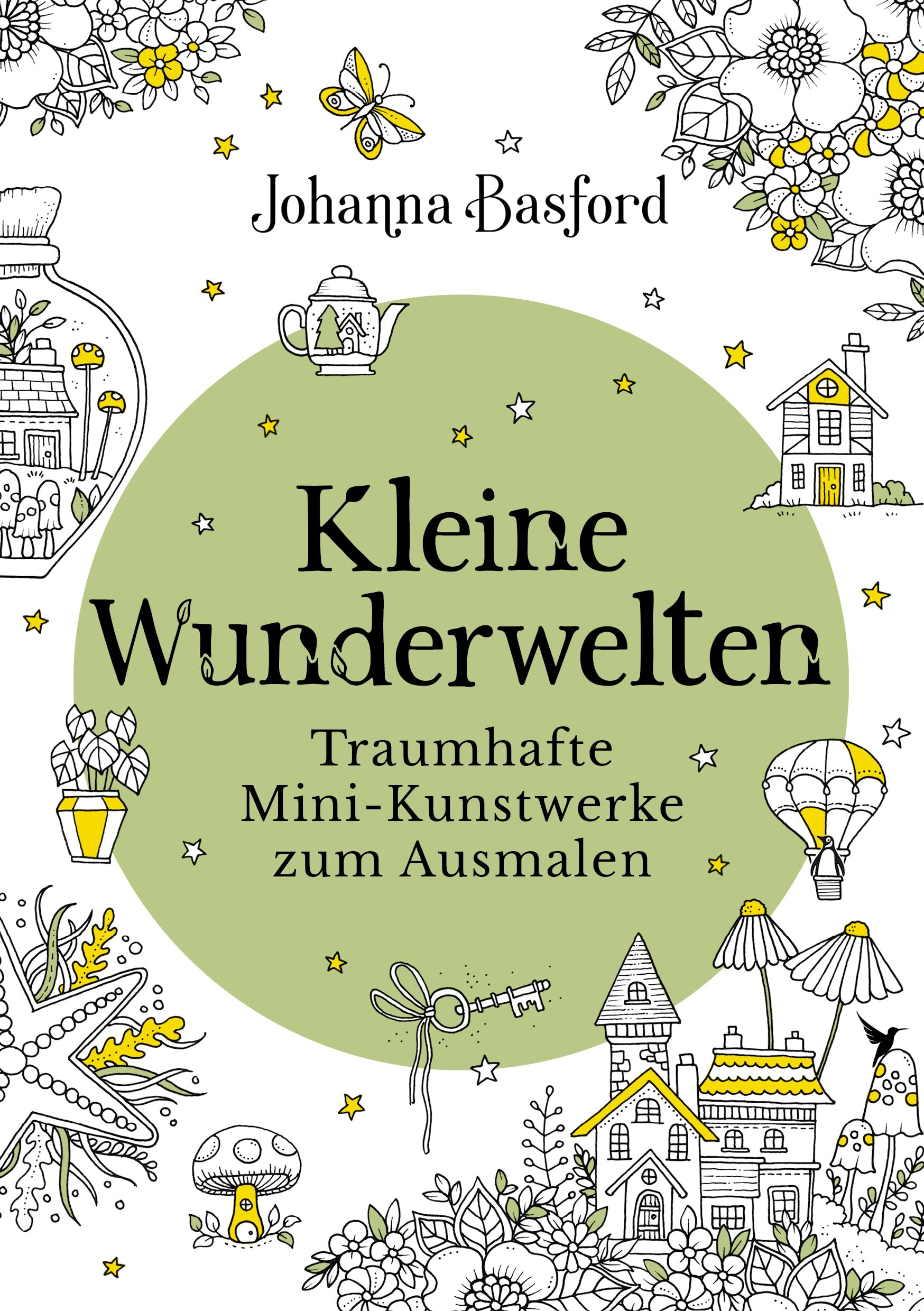 Kleine Wunderwelten: Traumhafte Mini-Kunstwerke zum Ausmalen