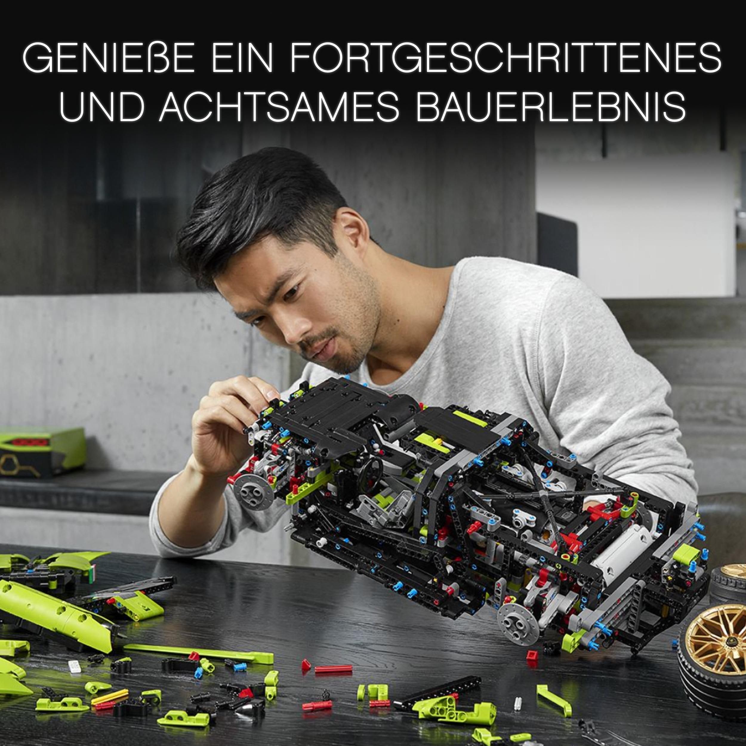 LEGO Technic Lamborghini Sián FKP 37 Rennauto, Modellbausatz für Erwachsene, Geschenkidee zum Geburtstag für Männer oder Frauen, Sammlerstück zum Austellen als Home- oder Büro-Deko, Modellauto 42115 | Geschenkidee zum Geburtstag, Sammlerstück zum Austelle