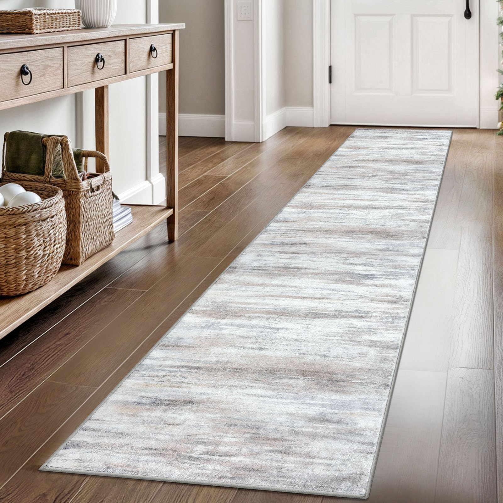 Amazon.com: KOZYFLY Modern Abstract Hallway Runner Rug, 2x8