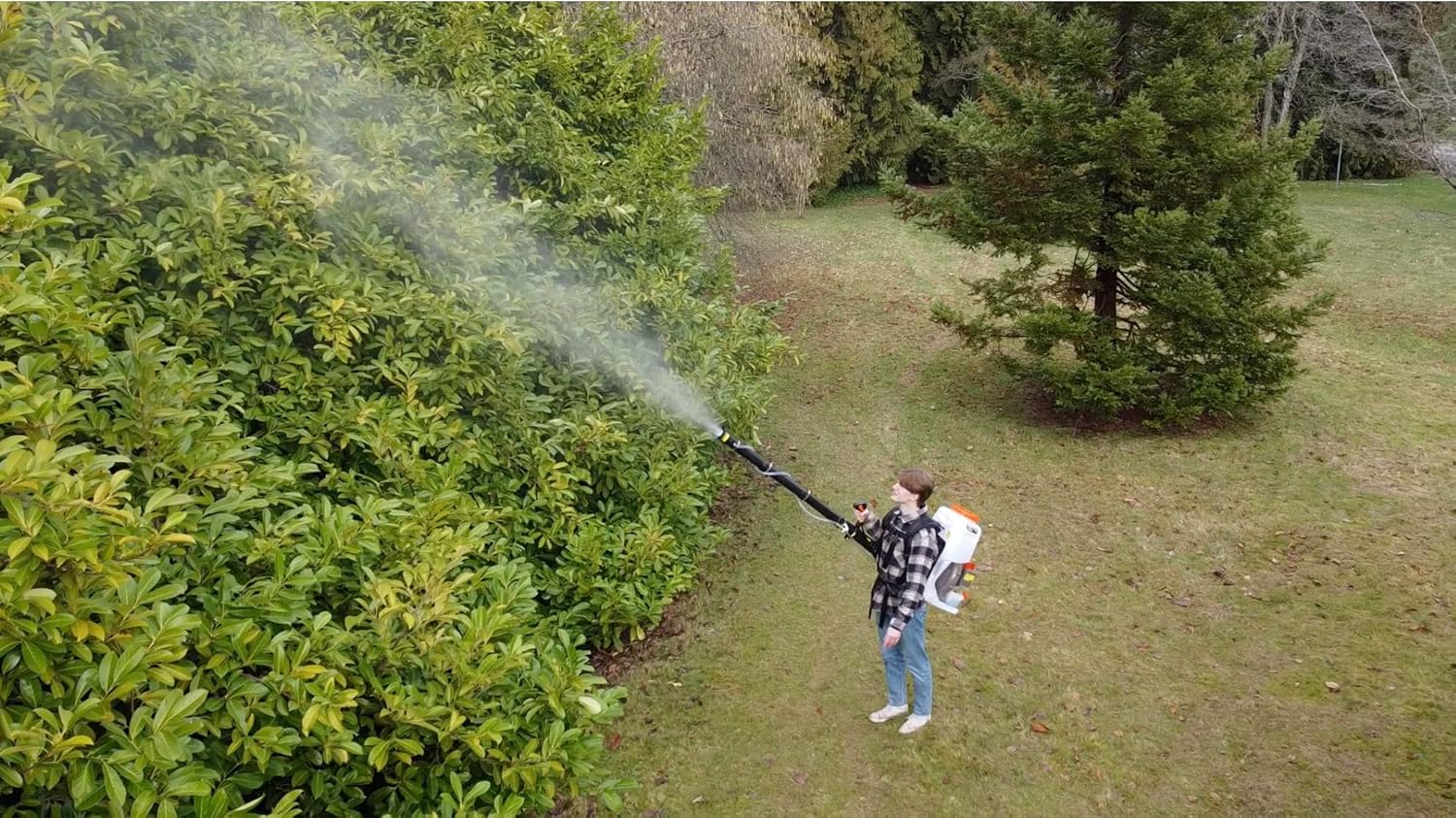 Invatech Italia M915 Mosquito Fogger with Turbo Pump | Backpack Cold Fogger & Mister Duster | Insect & Pest Control Sprayer for Mosquitoes, Bugs, and Outdoor Use