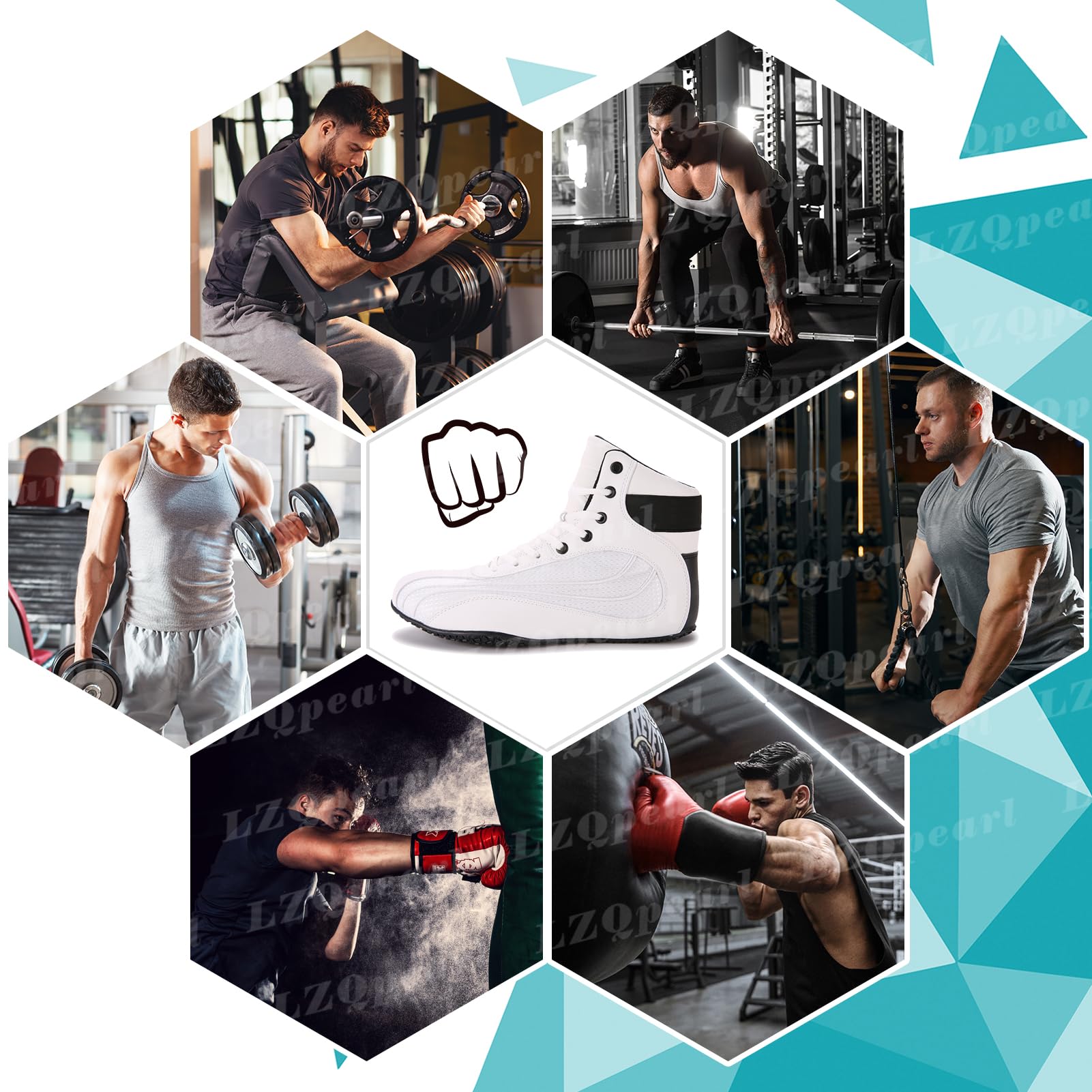 Hombre Mujer Botas De Boxeo, Muay Thai Kickboxing Sparring Boxers Zapatillas De Deporte, Zapatos De Artes Marciales para Niños, Jóvenes Y Adultos