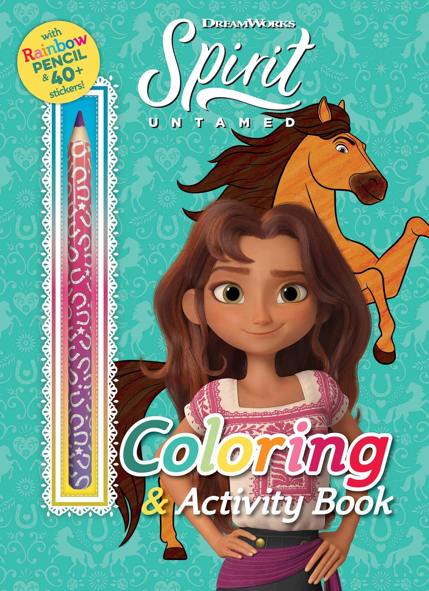 DreamWorks Spirit Untamed: Coloring & Activity Book Paperback – Sticker Book, 27 April 2021