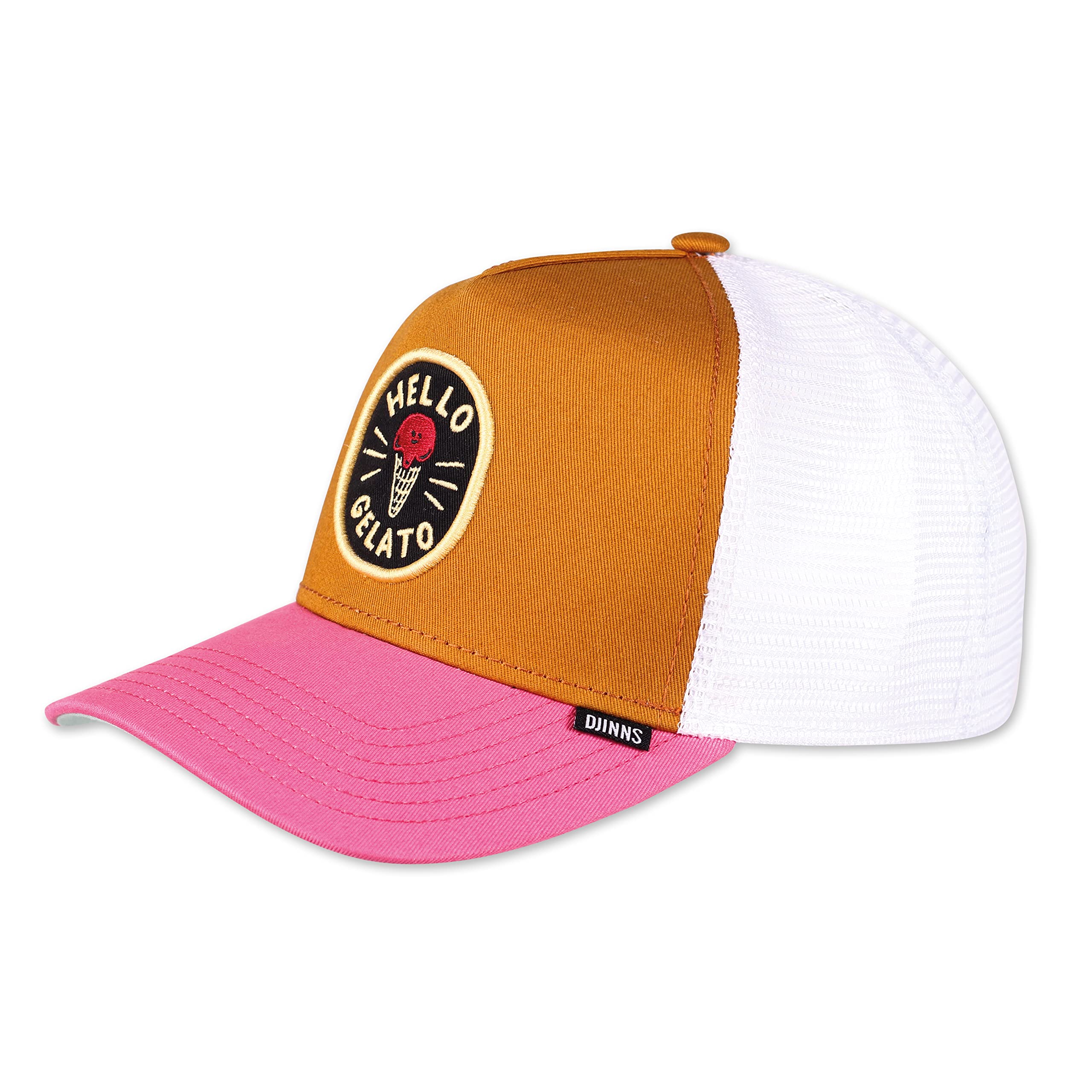 Djinns Food Gelato Brown/Rose HFT Trucker Cap - One-Size