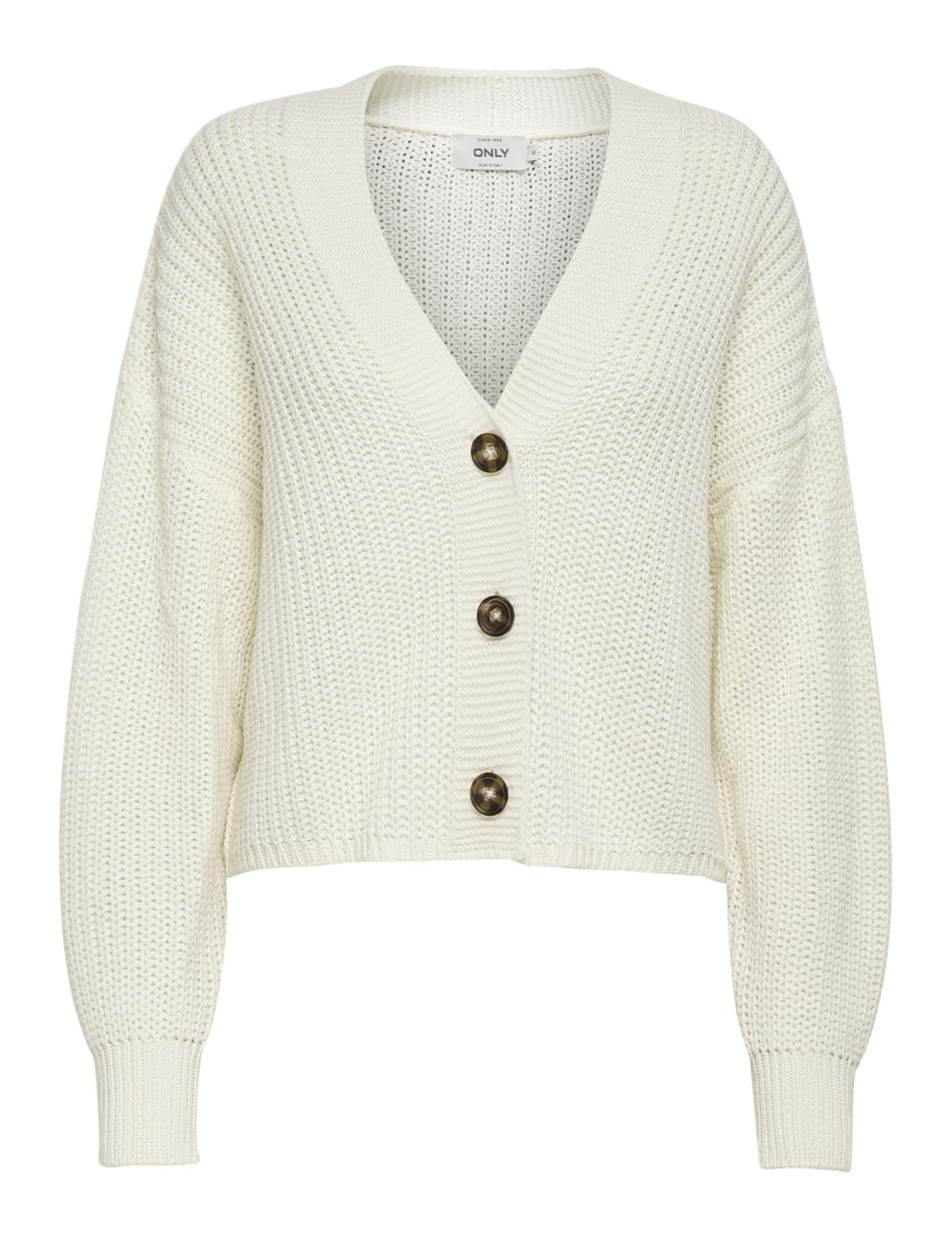 ONLY Women's Onlcarolspring L/S Cardigan KNT Cardigan - Beige - S