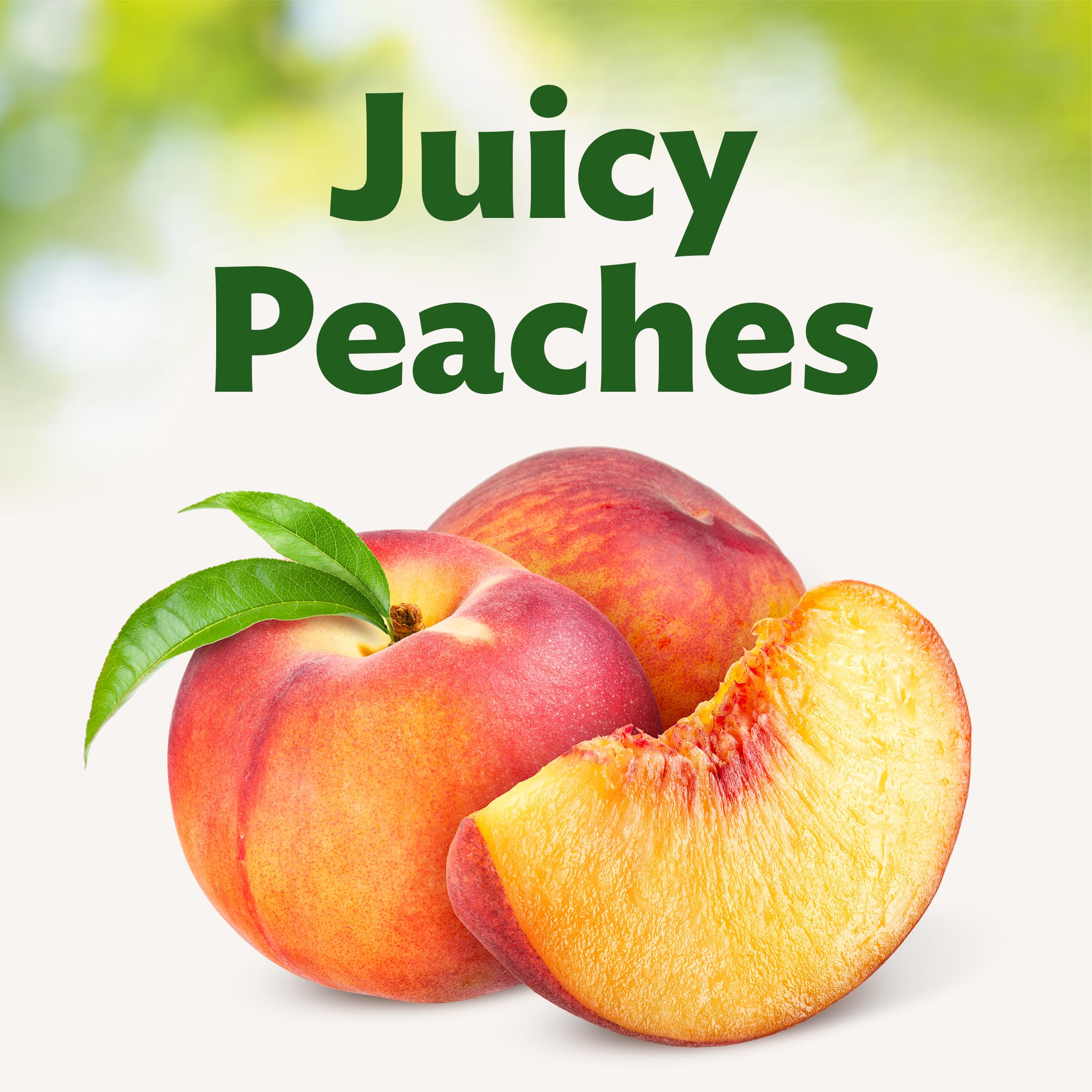 Del Monte Sliced Yellow Canned Peaches in Extra Light Syrup, 15 oz Can (Pack of 12 Cans)