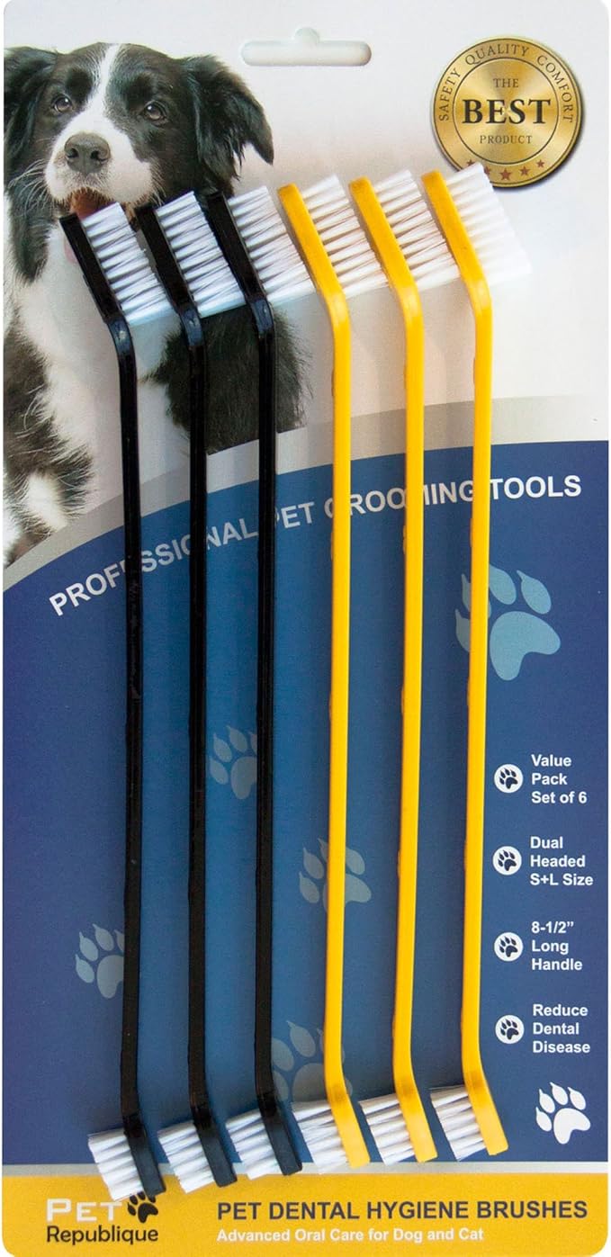 Amazon.co.jp Pet Republique Cat & Dog Toothbrush Set of 36 Dual