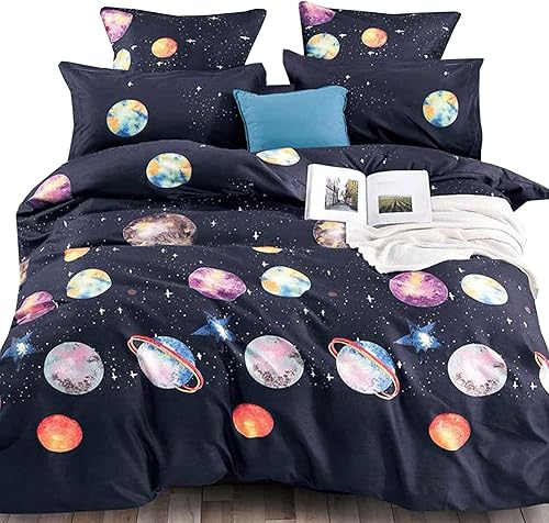 Miniatura 8 de Essina Juego de funda de edredón Queen  Funda nórdica de microfibra de 3 piezas con 2 fundas de almohada  Funda nórdica resistente a las arrugas