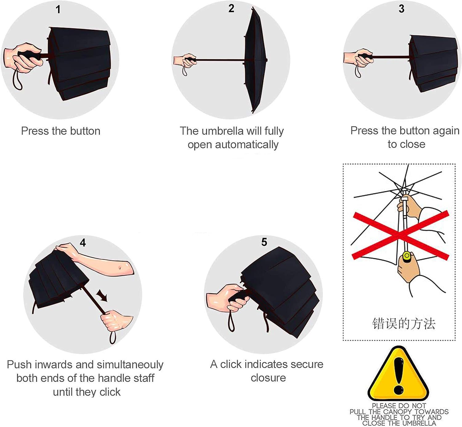 Magictec Umbrella, Easy Touch Anti UV Unbreakable WinDproof Tested Compact Ultraslim Sport Umbrellas