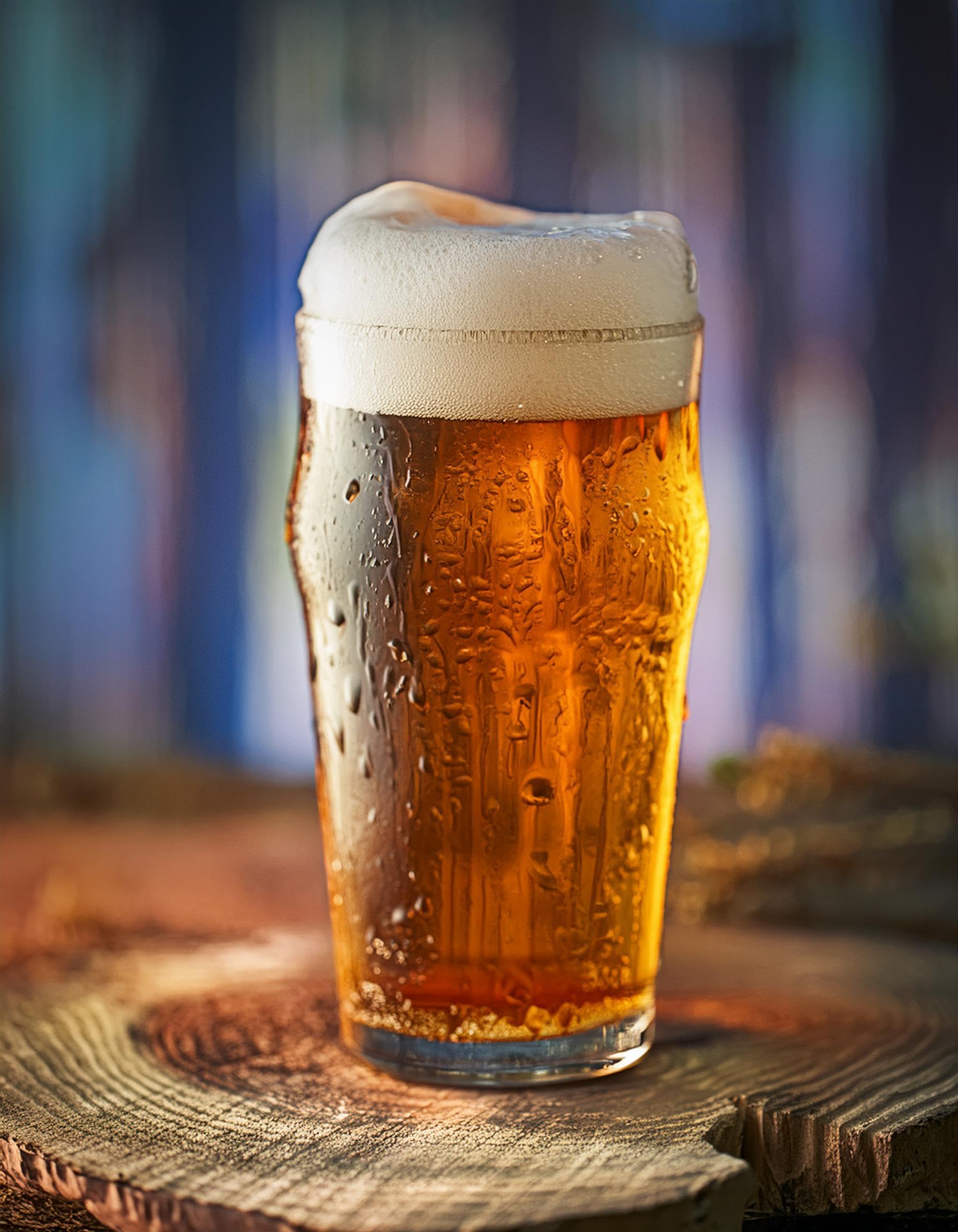 Glasmark KROSNO 1992 - Set di 4 bicchieri da birra da 530 ml, adatti per boccali e tazze da birra, lavabili in lavastoviglie