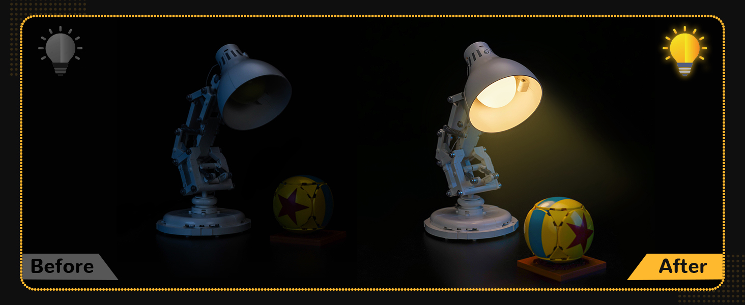 Amazon.com: LocoLee Touch Light kit Compatible with Lego 21357