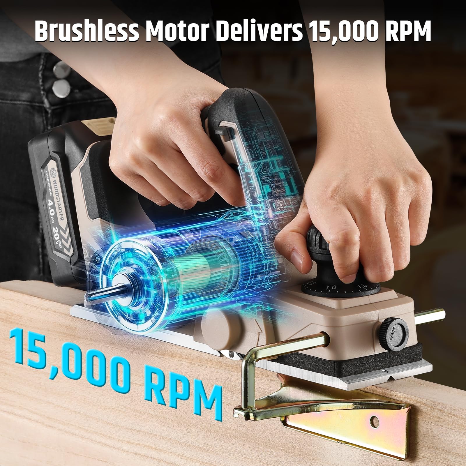 Cordless Hand Planer - Makita Compatible -4 Cordless Hand Planer - Makita Compatible -4