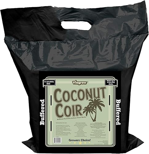 Viagrow - Bolsa de cultivo de fibra de coco esponjosa que no necesita suelo Coco
