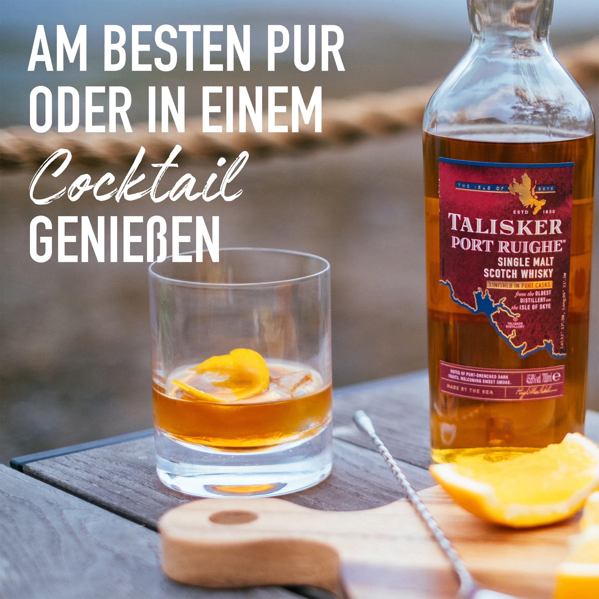 Talisker Port Ruighe Single Malt Scotch Whisky 45.8% Vol. 700 ml